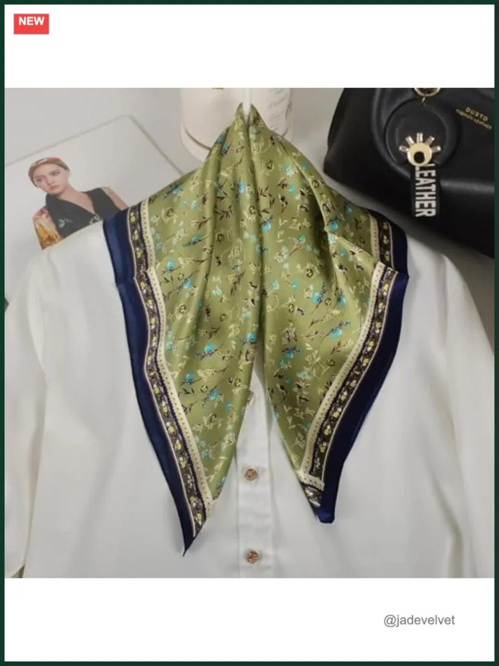 100% Mulberry Silk Neck Scarf 21